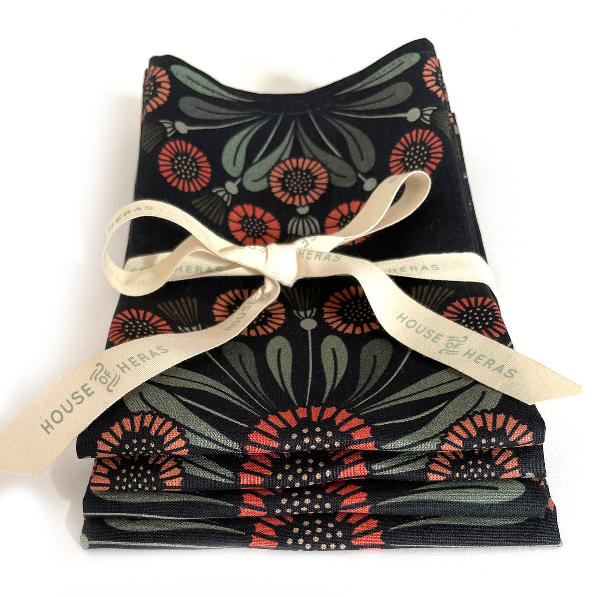 "Daisy Chain" Linen Napkins - SET OF 4