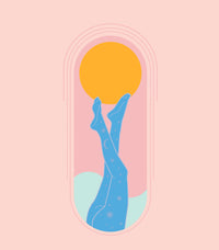 ART PRINT - SUN + MOON SERIES - So It Flows by Seek Love Keep