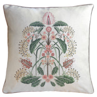 "Wattle Delight" Linen 50cm Cushion Cover - Silver
